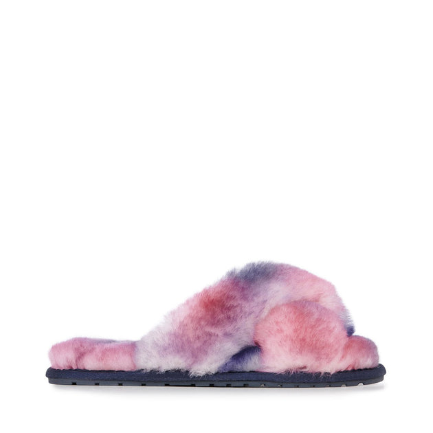EMU Australia Sunset Purple Tie Dye Mayberry Slippers Smudge