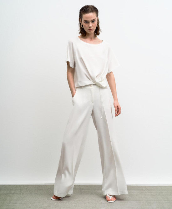 Access Fashion Bella Pants - White