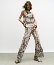 Access Fashion Straight-Leg Printed Alma Pants