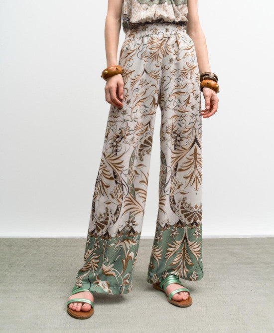 Access Fashion Straight-Leg Printed Alma Pants