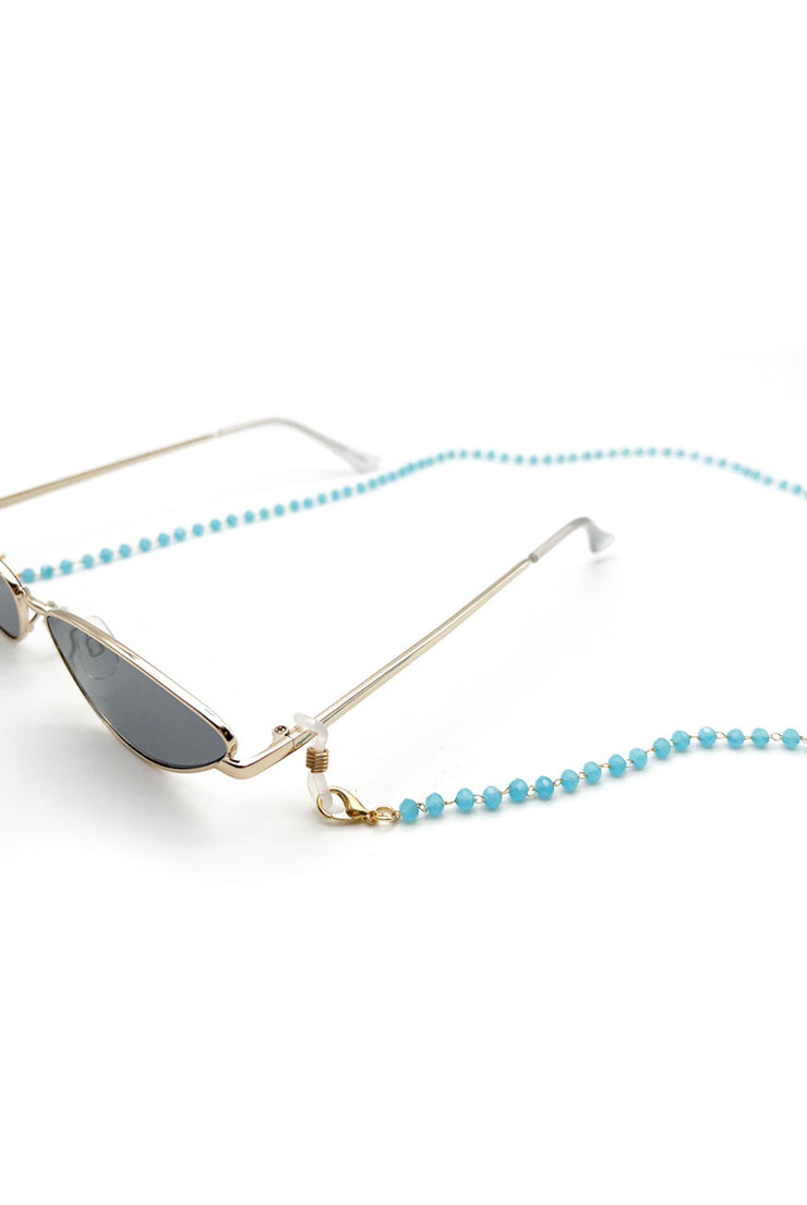 Glasses Chain - Aqua Bead