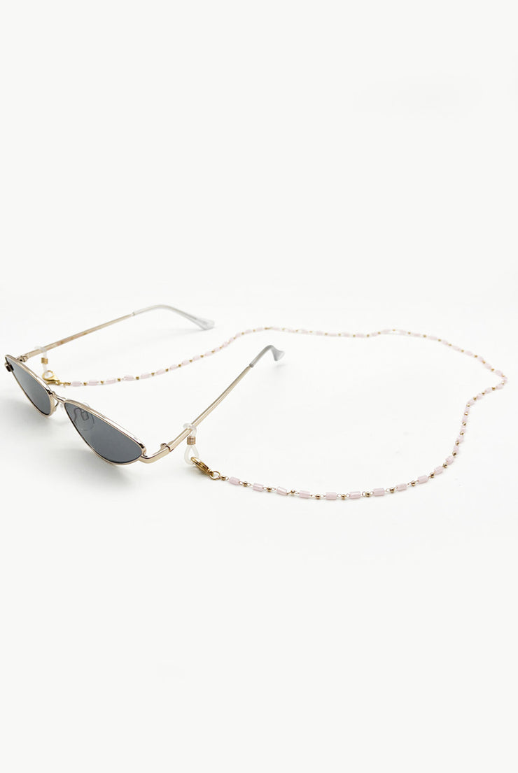Glasses Chain - Dainty Pink Beads