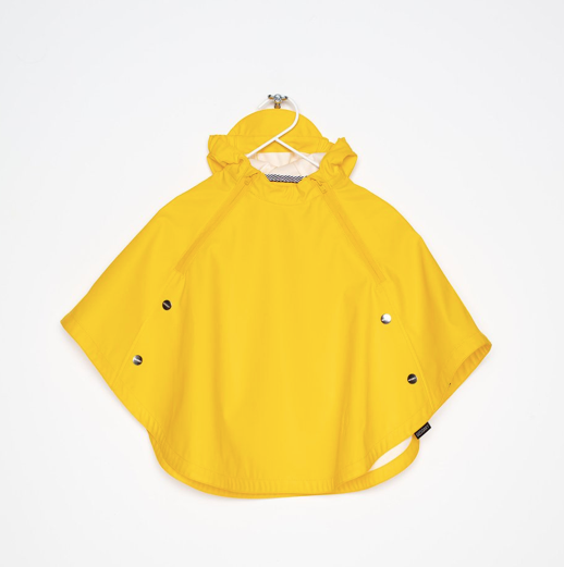 Gosaoky Crouching Tiger Poncho - Yellow