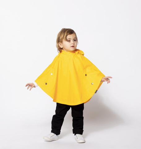 Gosaoky Crouching Tiger Poncho - Yellow