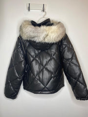 Urbancode Quilted Puffer Jacket in Black