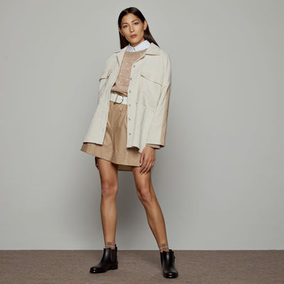 Access Fashion Alsace Corduroy Shirt Vanilla