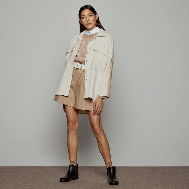 Access Fashion Alsace Corduroy Shirt Vanilla