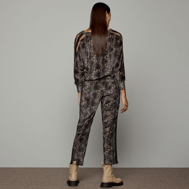 Access Fashion Snake Print Trousers
