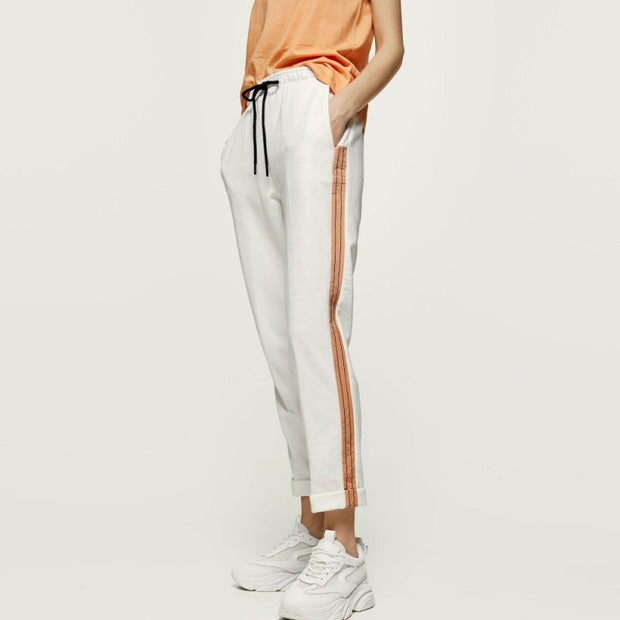 Access Fashion Annie Sports Luxe Pants - Off White