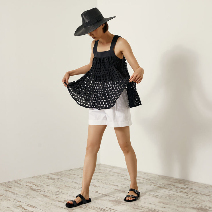 Access Fashion Brodie Top in Black