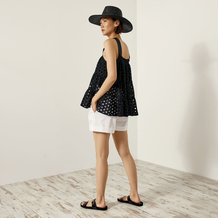 Access Fashion Brodie Top in Black