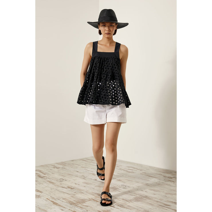 Access Fashion Brodie Top in Black