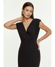 Access Fashion Carter V Back Midi Dress - Black