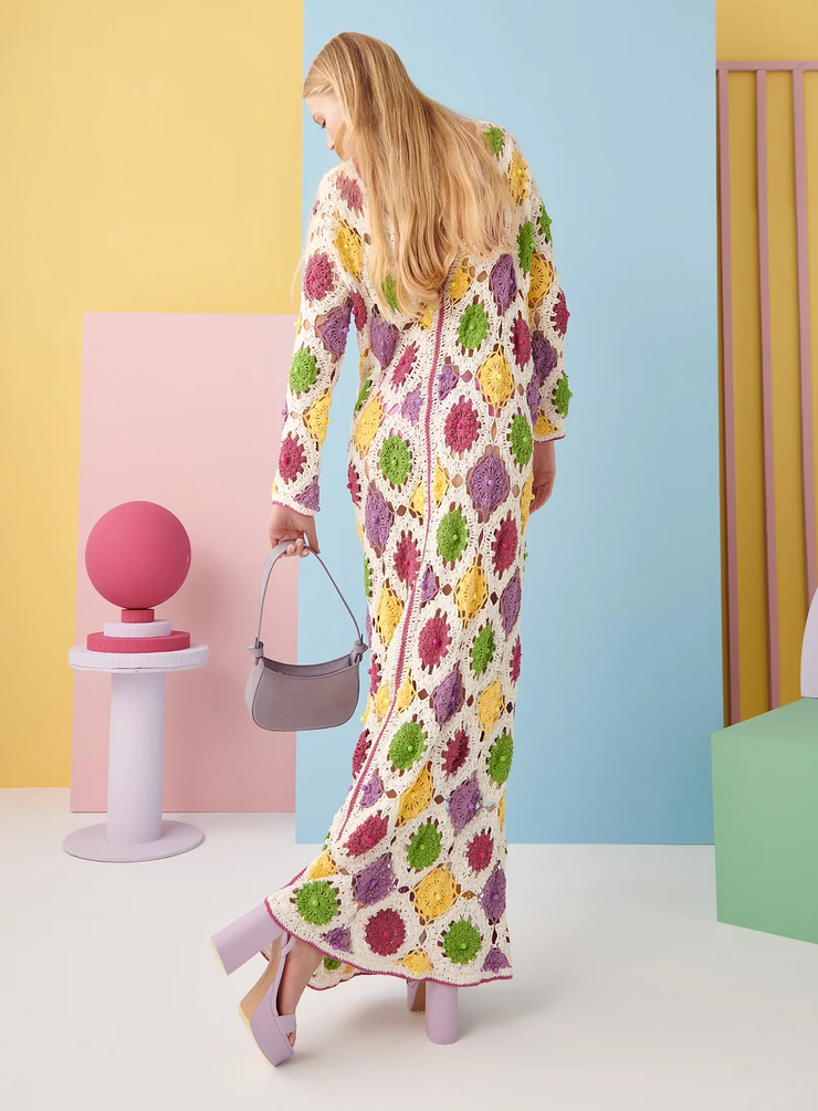 CeliaB Nerissa Crochet Maxi Dress