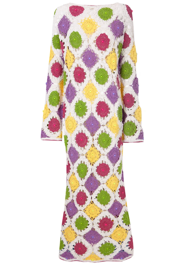 CeliaB Nerissa Crochet Maxi Dress