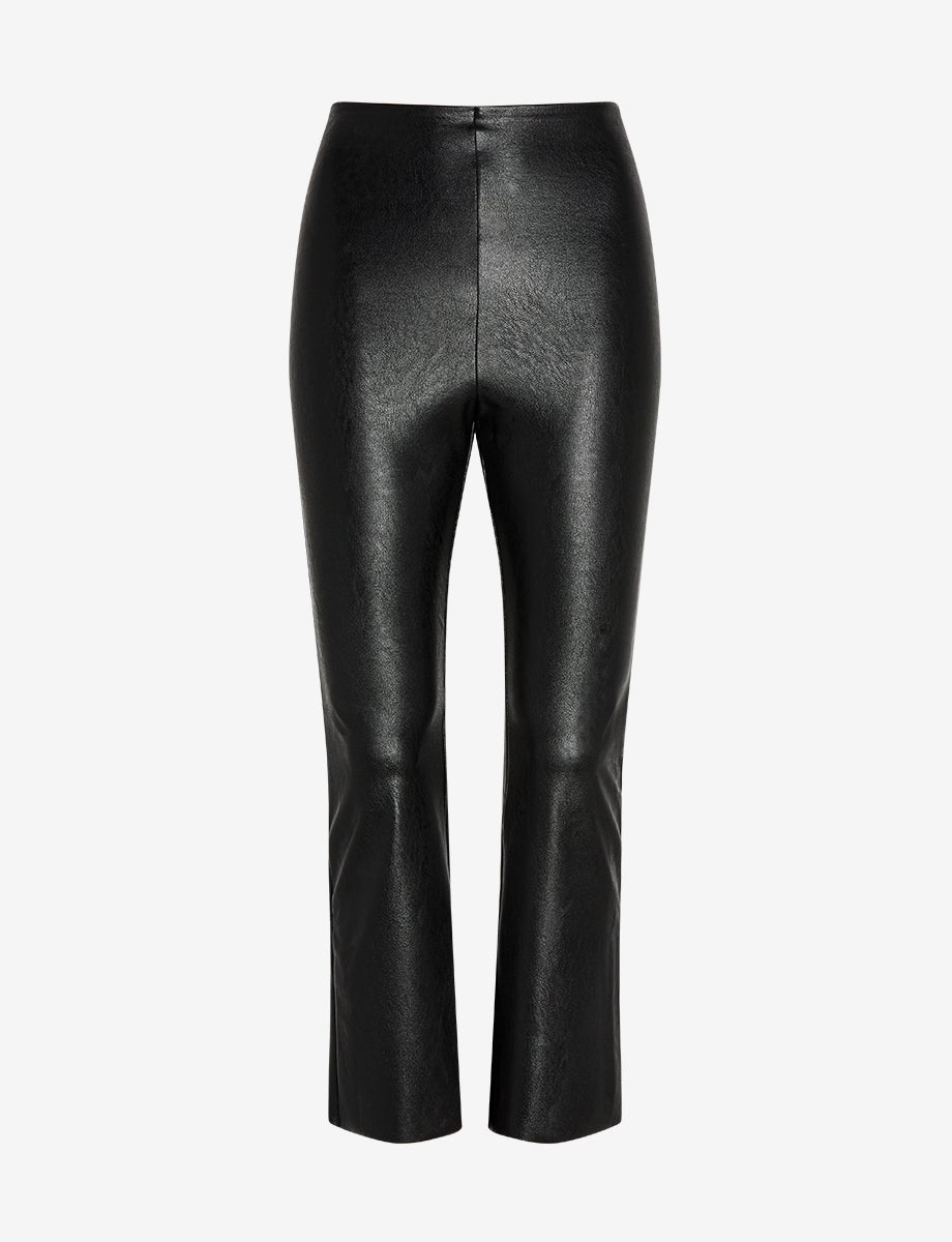 Cropped leather leggings on sale