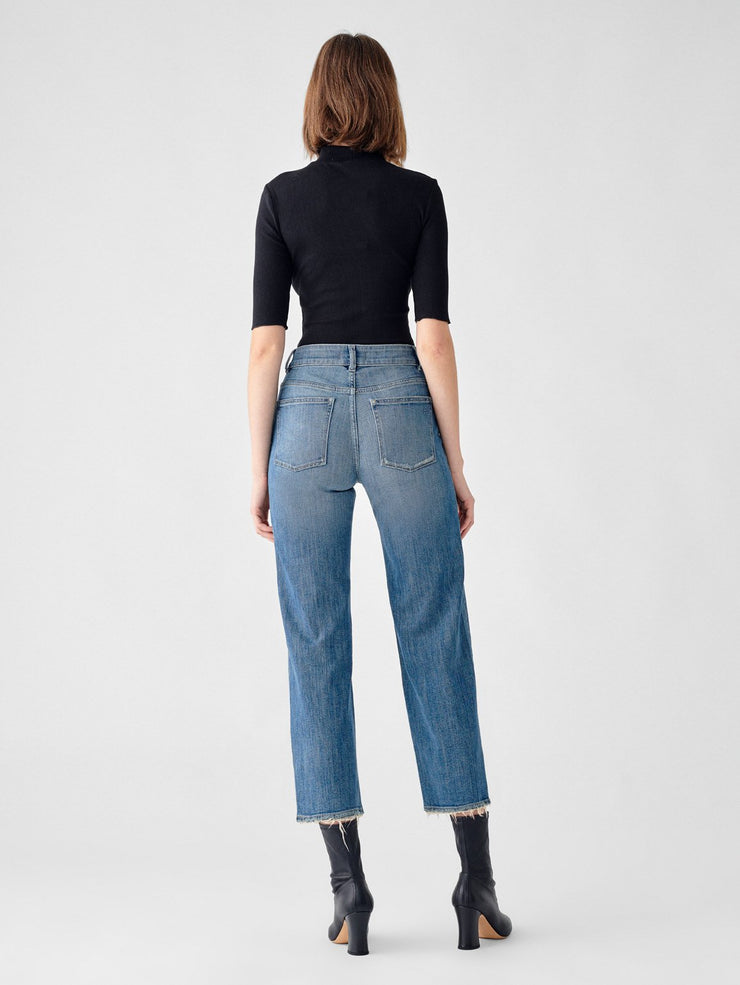 DL1961 Hepburn Wide Leg High Rise Vintage Jeans