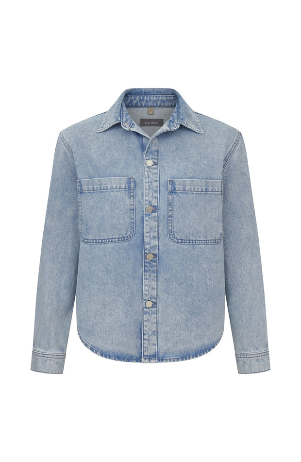 DL1961 Zita Denim Shirt in Super Light Vintage