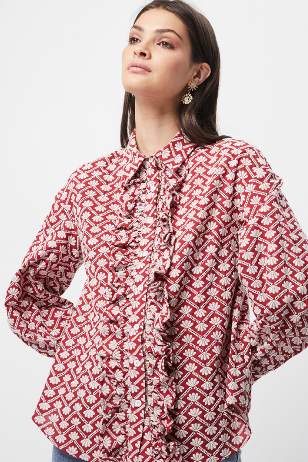 Elliatt Triumph Shirt in Broderie