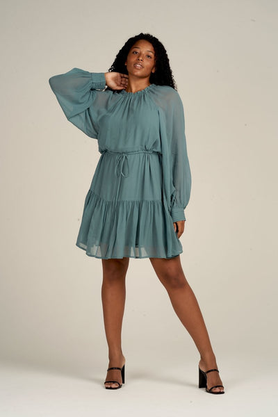 Essentiel Antwerp Aubrey Puff Sleeve Mini Dress