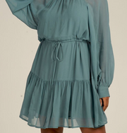Essentiel Antwerp Aubrey Puff Sleeve Mini Dress