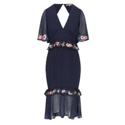 Hope & Ivy The Lucy Dress in Navy