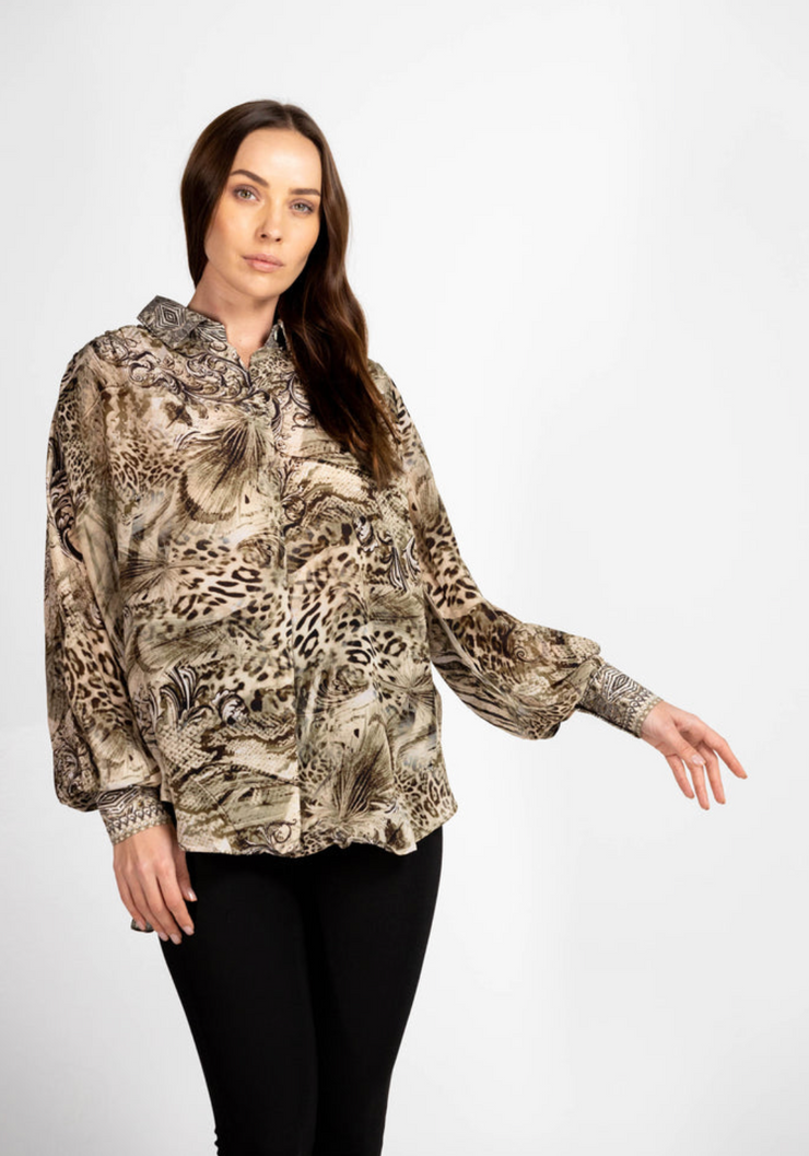 INOA Puff Sleeved Blouse