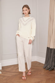 Jovonna Sibilla Jumper in Cream