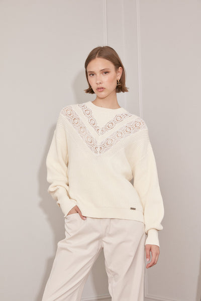 Jovonna Sibilla Jumper in Cream