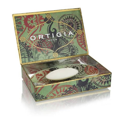 Ortigia Fico D'India Glass Plate and Soap Set