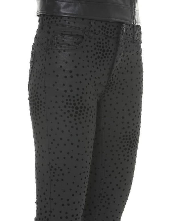 Silvian Heach Djelfa KIM Jeans with Velvet Polka Dots