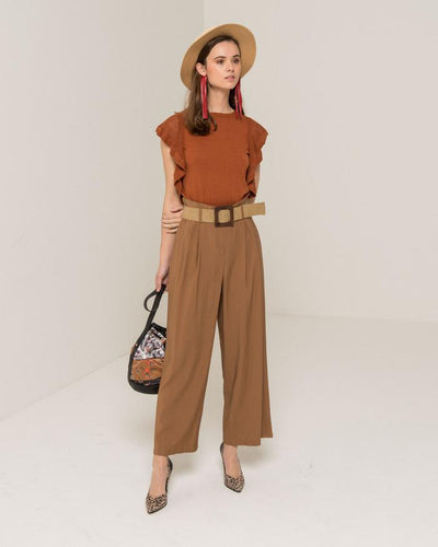 Silvian Heach Massango Belted Trousers