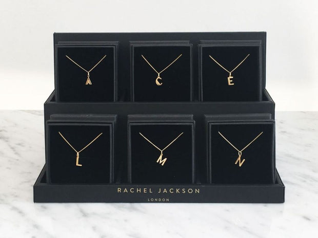 Rachel Jackson London Initial Pendant Necklace - J