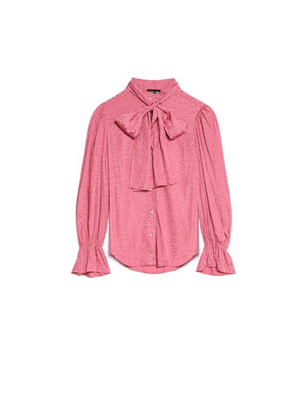 Sister Jane Belle Blush Bow Blouse - Pink