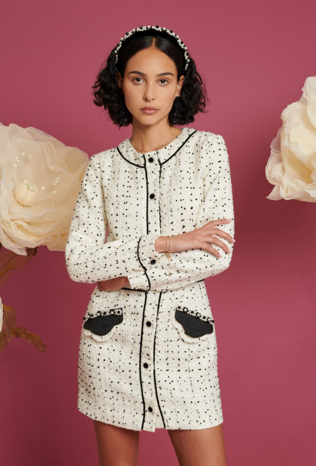 Sister Jane Celeste Tweed Mini Dress