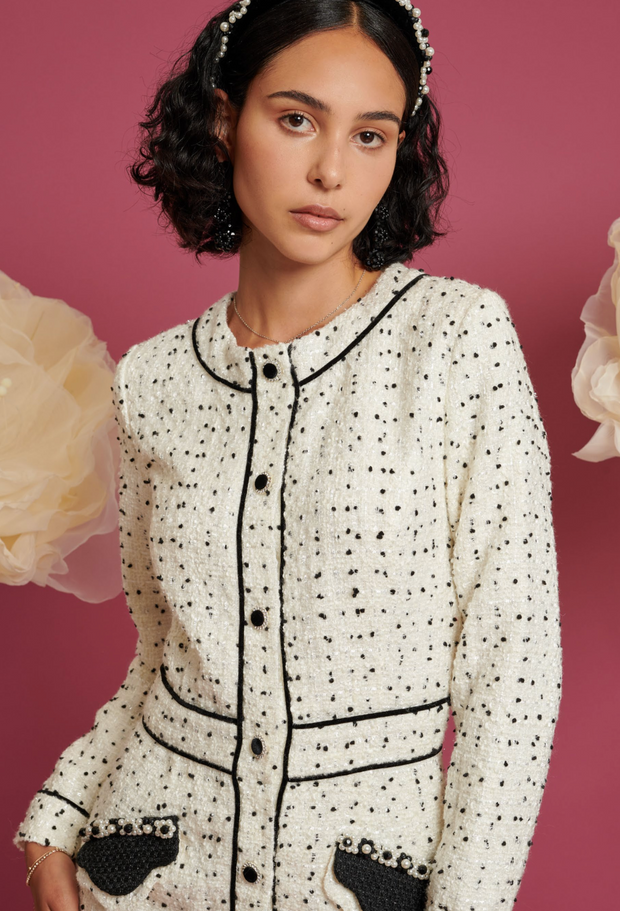 Sister Jane Celeste Tweed Mini Dress