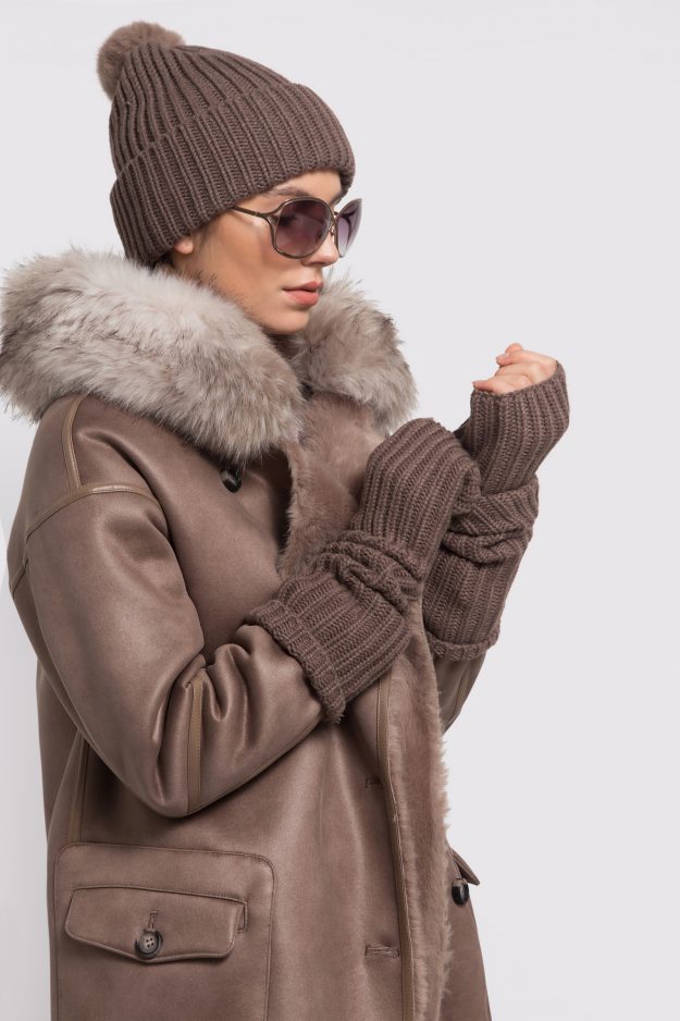 Urbancode Reversible Duffle Coat in Mole