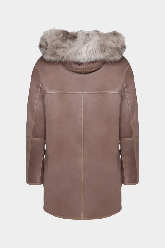Urbancode Reversible Duffle Coat in Mole