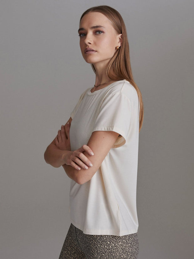 Varley Tilden Tee Eggnog