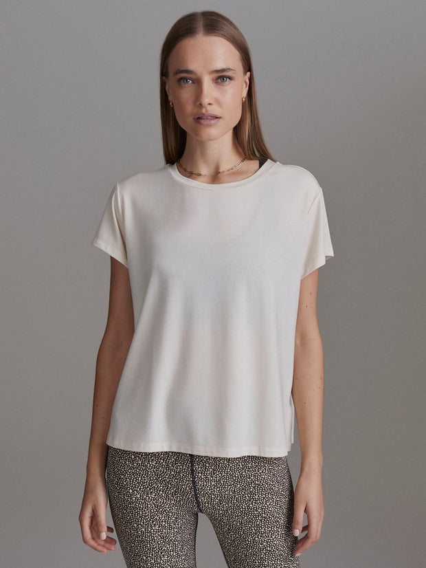 Varley Tilden Tee Eggnog