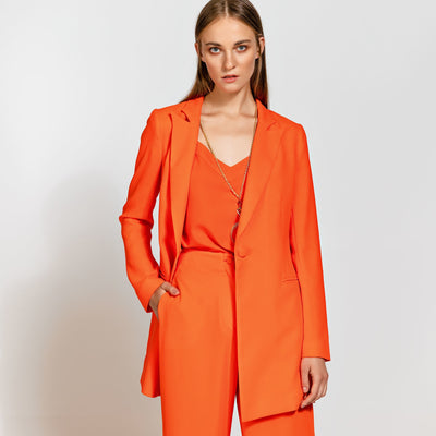 Access Fashion Olivia Blazer in Orange