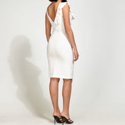 Access Fashion Felicity Ruffle Dress in White